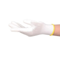 Hespax Factory Guantes de trabajo de trabajo de White PU personalizado